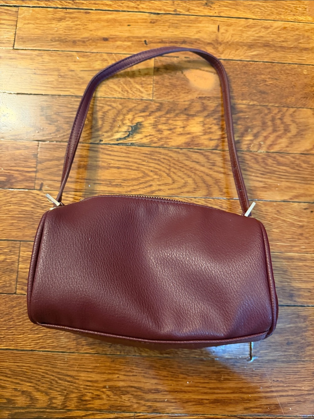 Target Burgundy Pebbled Shoulder Bag
